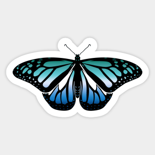 Gay Man Pride Butterfly Sticker